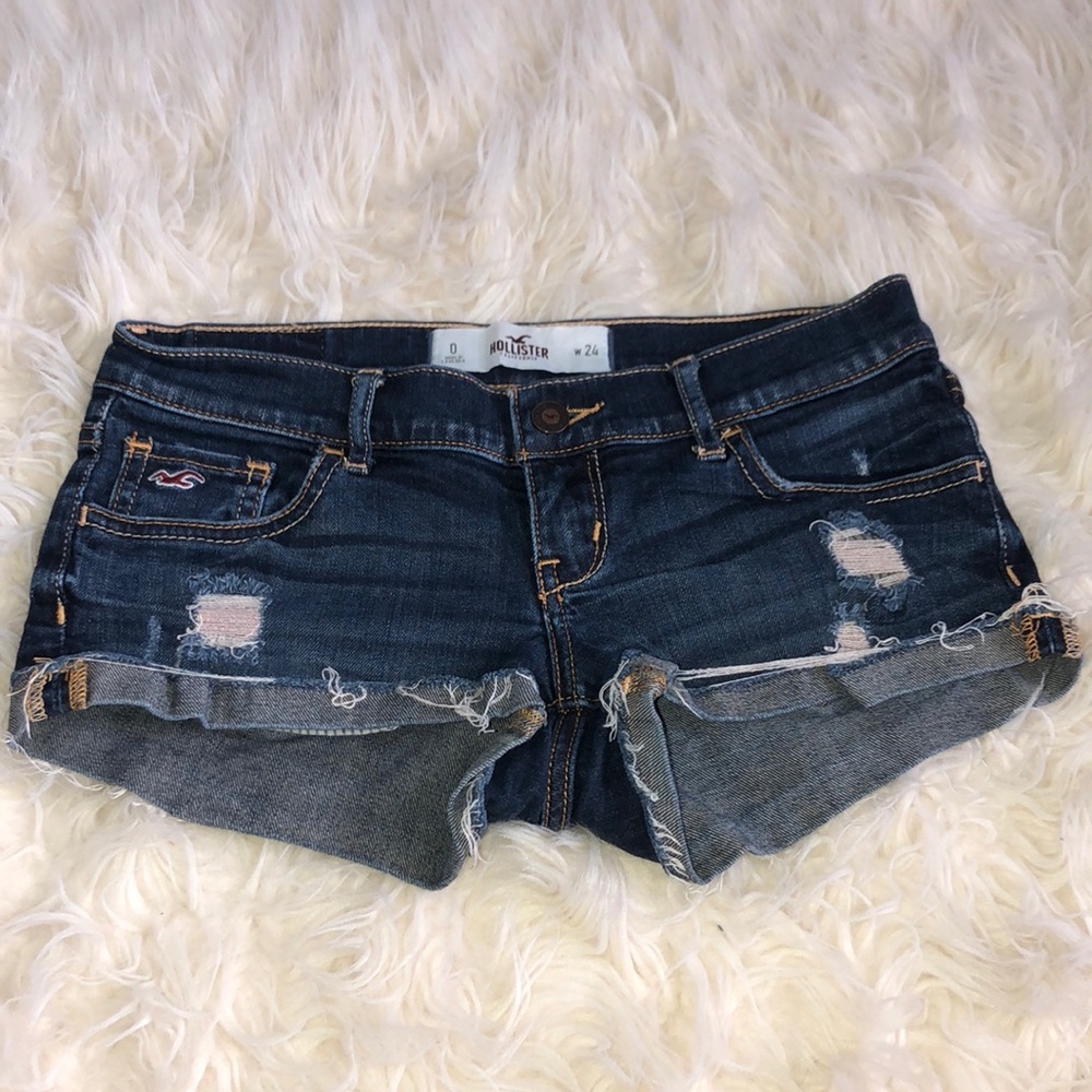 Hollister sexy jean shorts size 0
